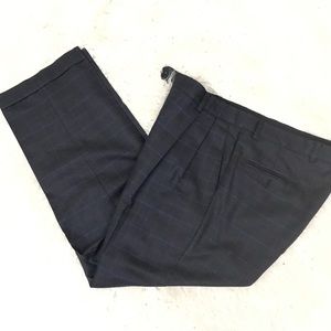 Lanificio Campore made in Italy plaid dress pants